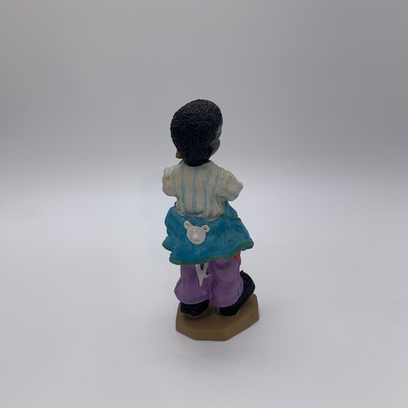 Jay Imports Jumbo African American Saxophone Musician Boy Figurine Sculpture 8” - Picture 5 of 11